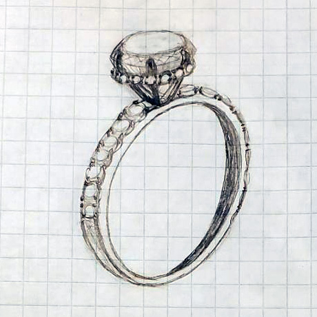 Custom Ring Design Step 1