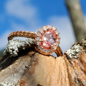 14k Rose Gold Ring Set